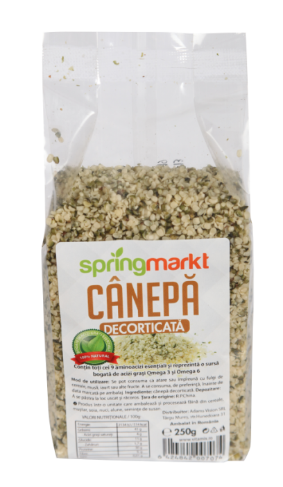 Seminte de canepa decorticata 250gr - Springmarkt [1]