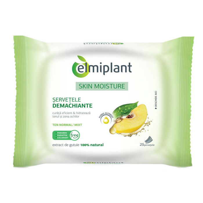 Skin moisture servetele dem. tnm 25buc - Elmiplant [1]