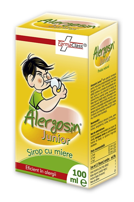 Sirop alergosin cu miere jr.100ml - Farma Class [1]