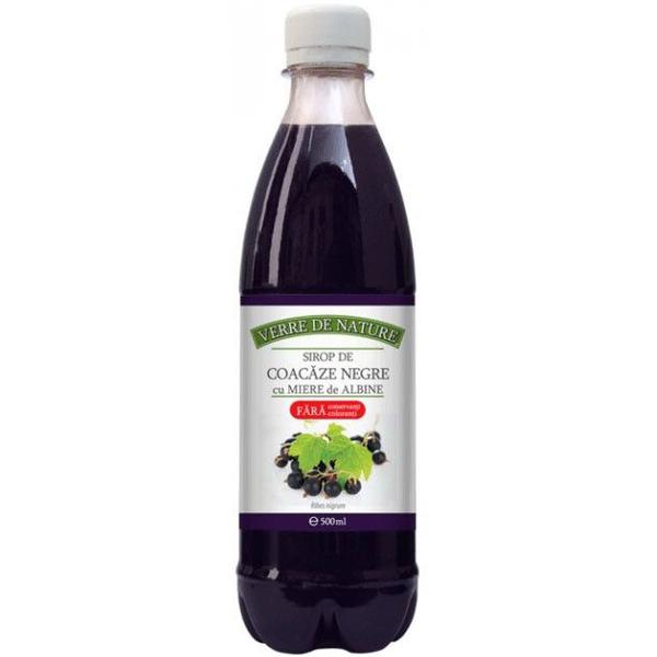 Sirop coacaze negre si miere 500ml - Manicos [1]