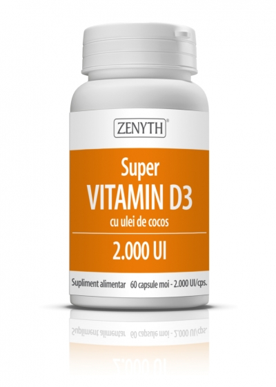 Super vitamin d3 2000ui 60cps - Zenyth Pharmaceuticals [1]