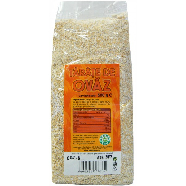 Tarate de ovaz, 500gr - Herbavit [1]