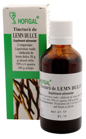 Tinctura lemn dulce 50ml - Hofigal [1]