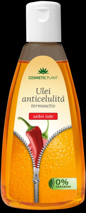 Ulei anticel.termoactiv ardei iute 200ml - Cosmeticplant [1]