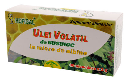 Ulei volatil de busuioc in miere 2gr*30mdz - Hofigal [1]