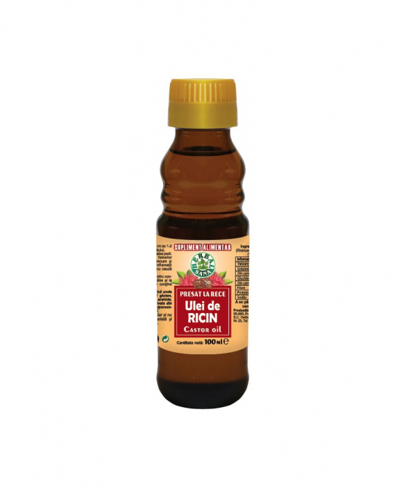 Ulei de ricin presat la rece, 100ml - Herbavit [1]