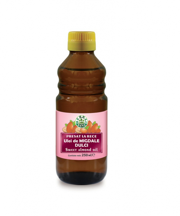 Ulei migdale presat la rece, 250ml  - Herbavit [1]