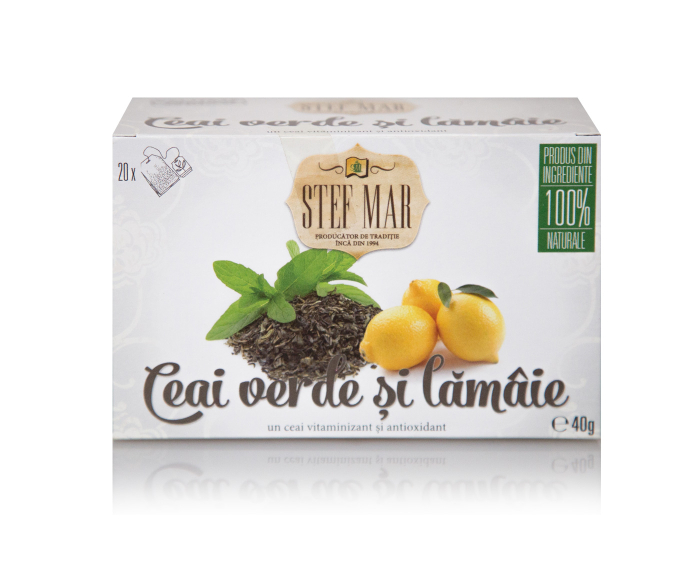 Ceai verde si lamaie 2gr*20dz - Stef Mar [1]