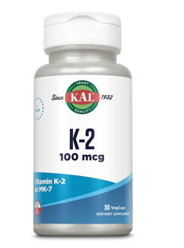 Vitamin k-2 100mcg 30cps vegetale - Secom [1]