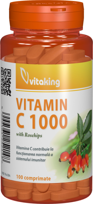 Vitamina c 1000mg macese 100cpr - Vitaking [1]