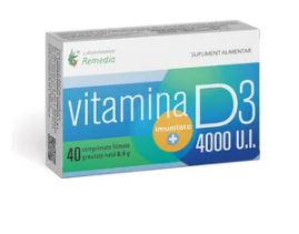 Vitamina d3 4000ui 40cpr filmate - Remedia [1]