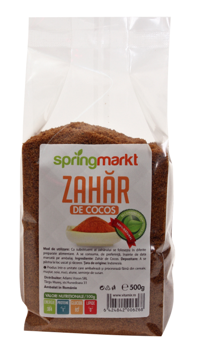 Zahar cocos 500gr - Springmarkt [1]
