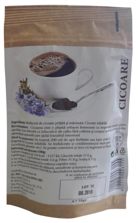 Alimente & Dieta - Cicoare solubila 75gr - Bis Nis