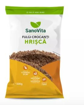 Alimente & Dieta - Fulgi crocanti hrisca 500gr - Sano Vita