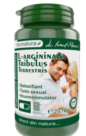 Cuplu - L-arginina&tribulus terrestris  60cps - Medica