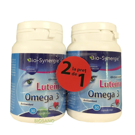 Ingrijire & beauty - Luteina omega 3 30cps 1+1 gratis - Bio-Synergie
