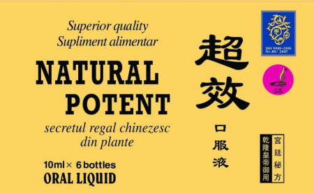 Cuplu - Natural potent 10ml*6fiole - Naturalia Diet