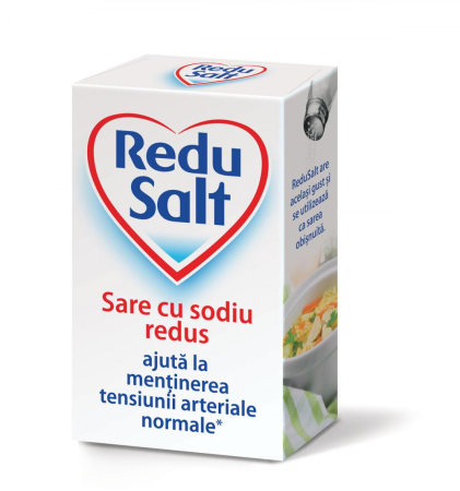 Alimente & Dieta - Redusalt sare cu sodiu redus 350gr - Sly Nutritia