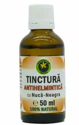Afectiuni - Tinctura antihelmintica cu nuca neagra 50ml - Hypericum