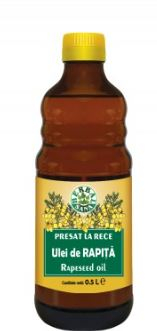Afectiuni uro-genitale - Ulei de  rapita presat la rece, 500ml  - Herbavit
