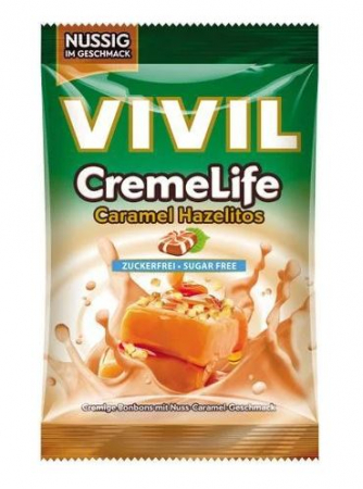 Alimente & Dieta - Vivil creme life caramel+alune fara zahar 90gr - Vivil