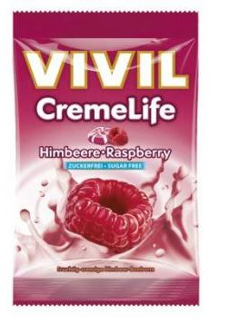 Alimente & Dieta - Vivil creme life zmeura fara zahar 90gr - Vivil
