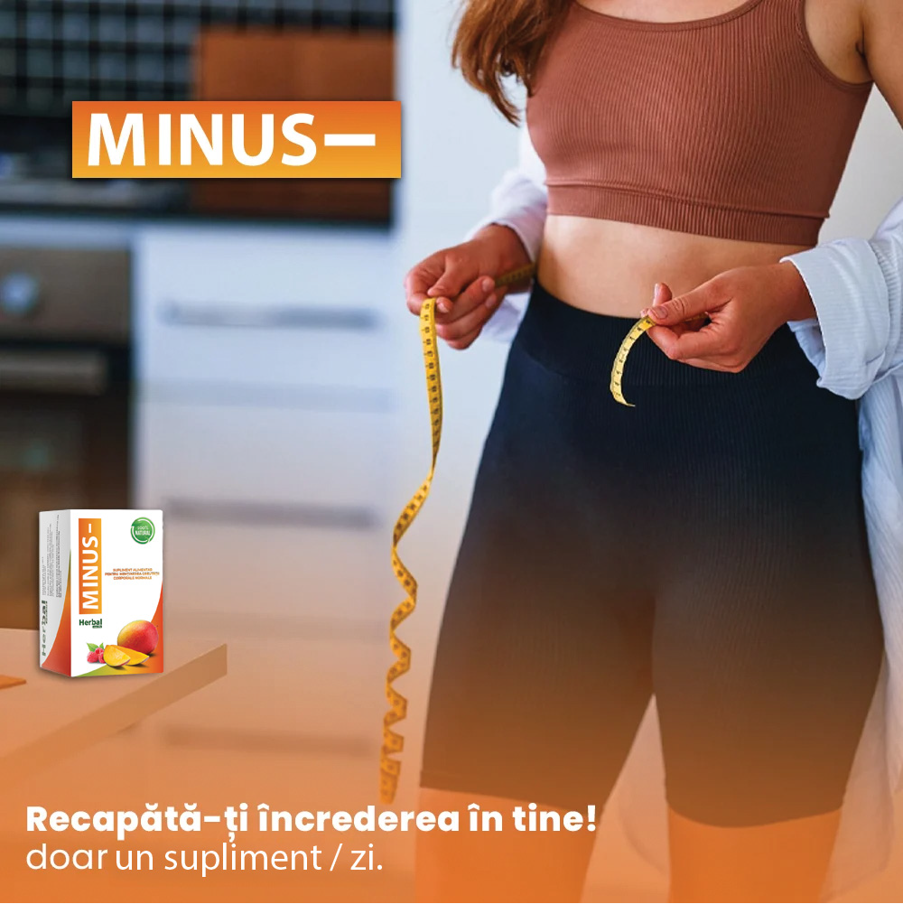Supliment alimentar pentru controlul greutatii  MINUS- | Pachet 2 buc (60 comprimate) [7]