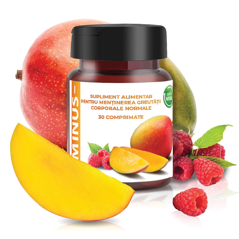 Supliment alimentar pentru controlul greutatii  MINUS- | Pachet 2 buc (60 comprimate) [5]