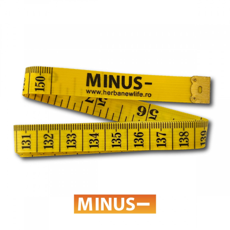 Suplimente pentru Slabit - Metru pentru masurat talia MINUS-