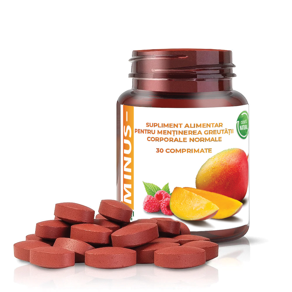Supliment alimentar pentru controlul greutatii  MINUS- | Pachet 2 buc (60 comprimate) [2]