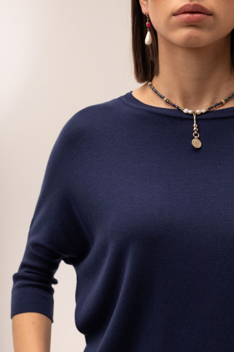 COMPLEU VASCOZA TRICOTAT BLUZA DAMA SI FUSTA EVAZATA CU PLIURI 151F365 [4]
