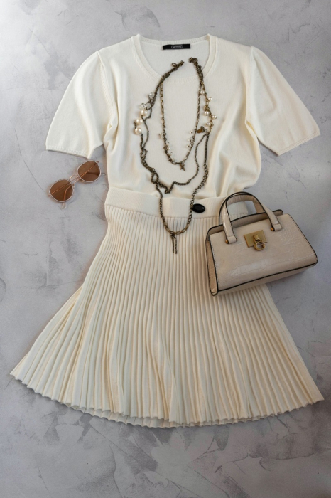 Hermina Блузка Женская Классическая Трикотажная MS115 [2]