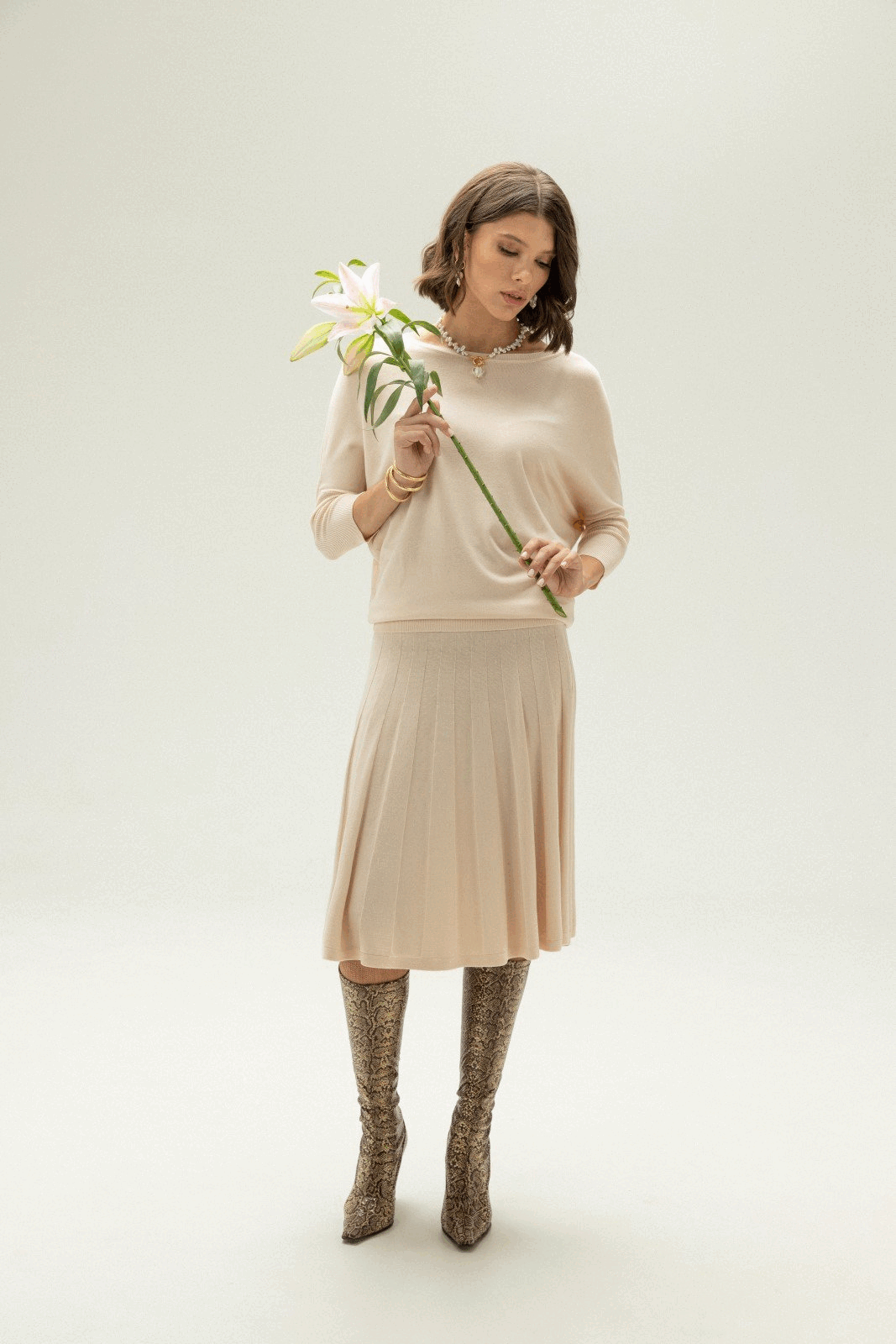 Hermina Bluza Dama Tricotata Marimi Mari 151MM [6]