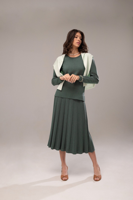 Hermina Блуза Женская Трикотажная ИЗ МЕРИНОСОВОИ ШЕРСТИ 156 [3]