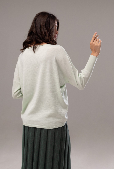 Hermina Блуза Женская Трикотажная ИЗ МЕРИНОСОВОИ ШЕРСТИ 156 [4]