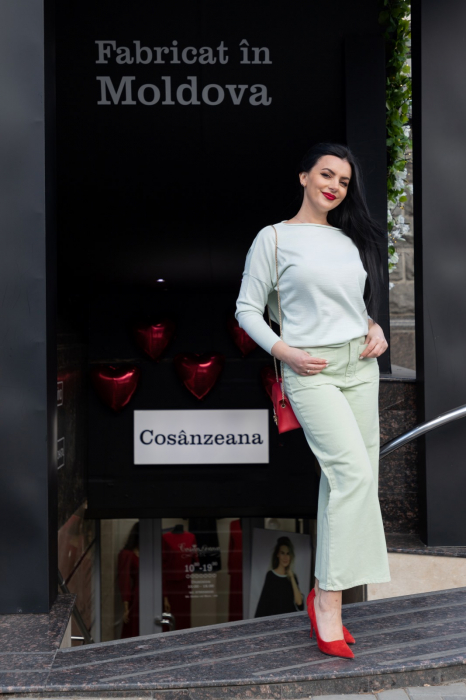 Hermina Блуза Женская Трикотажная ИЗ МЕРИНОСОВОИ ШЕРСТИ 156 [6]