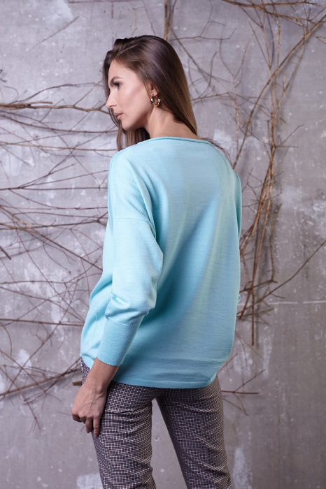 Hermina Блуза Женская Трикотажная ИЗ МЕРИНОСОВОИ ШЕРСТИ 156 [5]