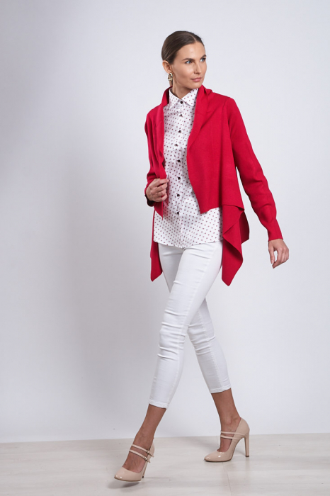 Hermina Cardigan Dama Guler Sal Tricotat 137 [2]