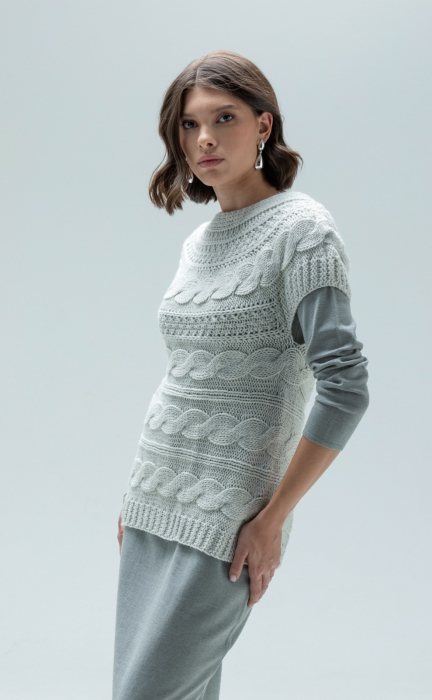 Hermina Cardigan Dama Tricotat Stanuta [4]