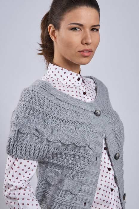 Hermina Cardigan Dama Tricotat Stanuta [5]