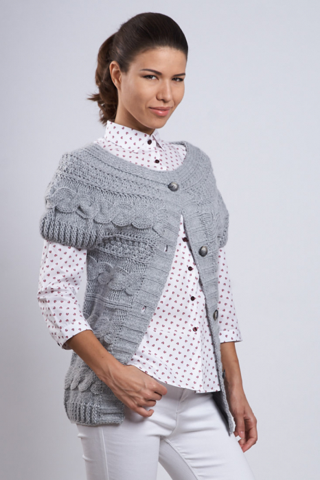 Hermina Cardigan Dama Tricotat Stanuta [6]