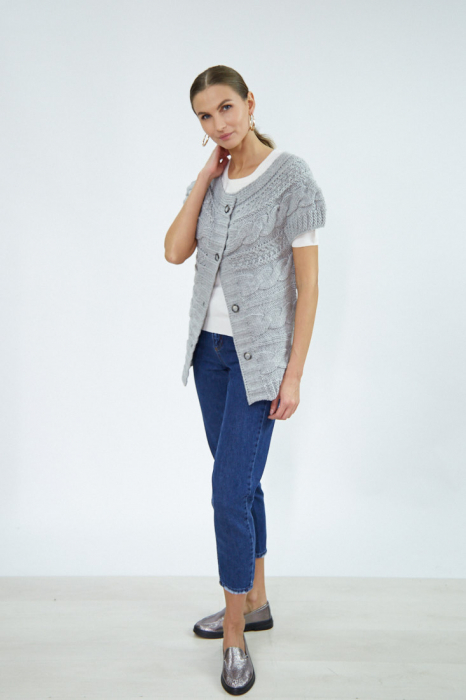Hermina Cardigan Dama Tricotat Stanuta [2]