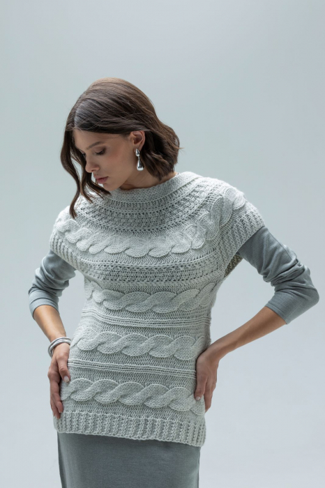 Hermina Cardigan Dama Tricotat Stanuta [5]