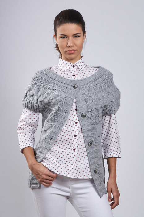 Hermina Cardigan Dama Tricotat Stanuta [7]