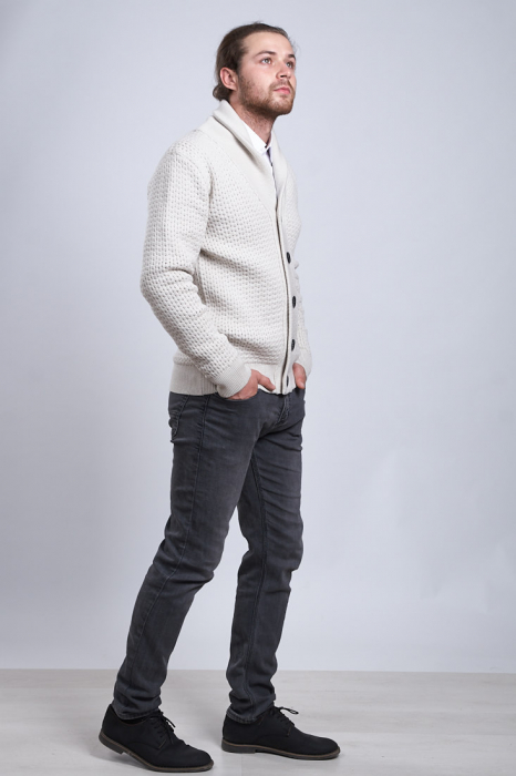 Hermina Cardigan Barbati Tricotat Bumbac 202 [5]