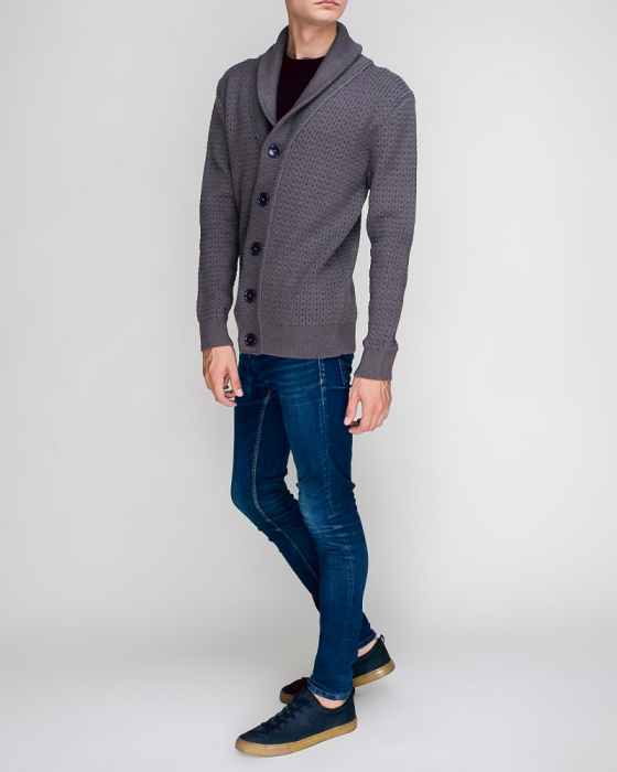 Hermina Cardigan Barbati Tricotat Bumbac 202 [2]