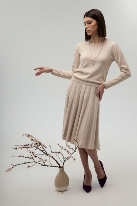 HERMINA ЮБКА РАСКЛЕШЕННАЯ ТРИКОТАЖНАЯ БОЛЬШИЕ РАЗМЕРЫ F265MM [4]
