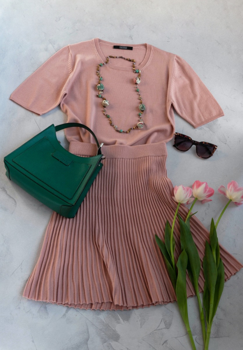 HERMINA FUSTA TRICOTATA PLISATA DAMA F266 [3]