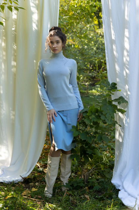 Hermina Maleta Dama Guler Inalt Tricotata Roll ML132 [4]