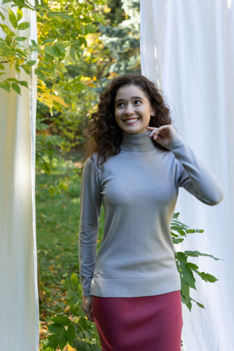 Hermina Maleta Dama Guler Inalt Tricotata Roll ML132 [2]